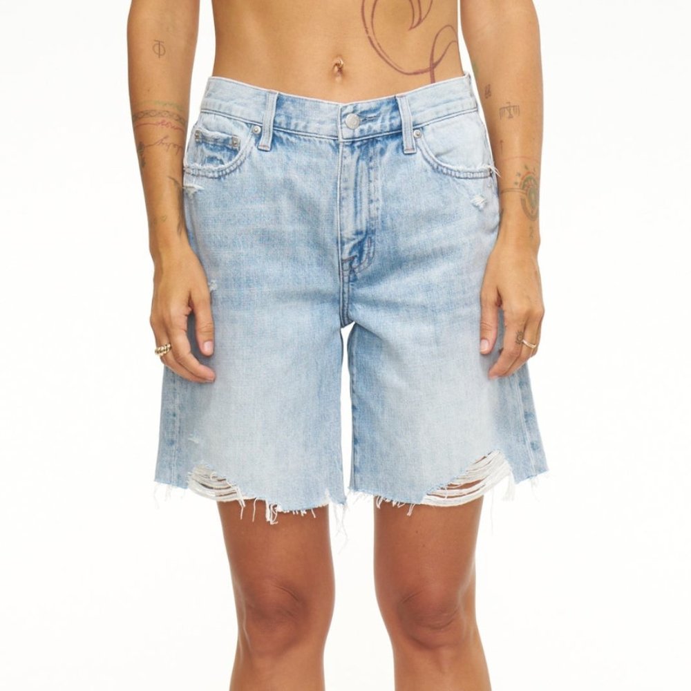 KELLY 90S SKATER SHORT - ROTUNDA DISTRESSED